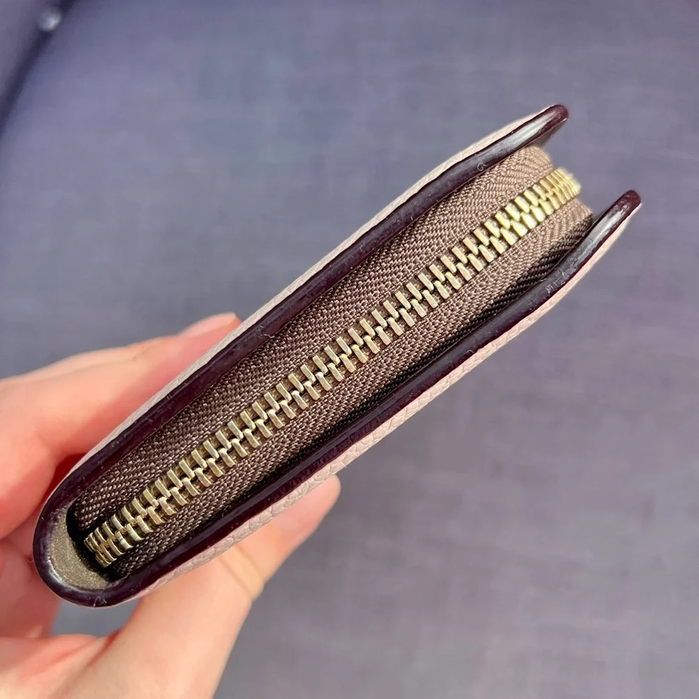 Dior Diorissimo Voyageur Leather Long Wallet With Charm